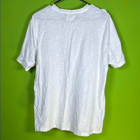Free Planet White Short Sleeve Crew Neck Tee - Picture 6 of 12